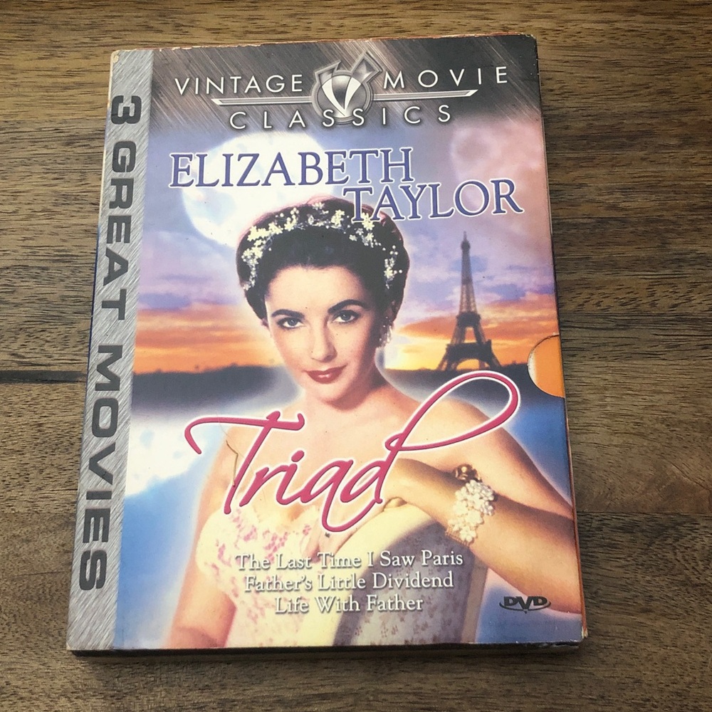 Elizabeth Taylor 'Triad' Vintage Movie Classics DVD